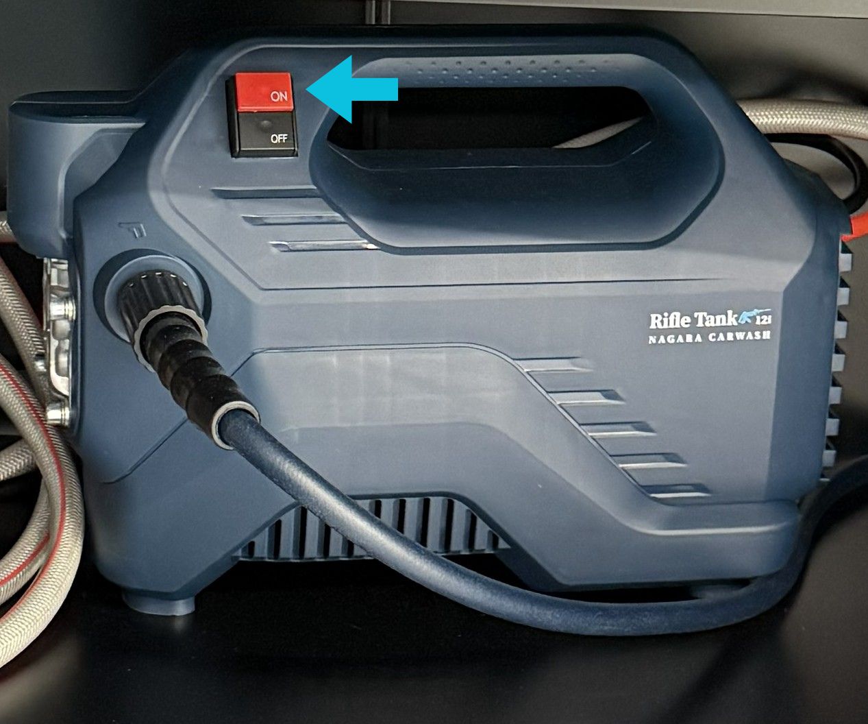 水を出してからスイッチをONにする