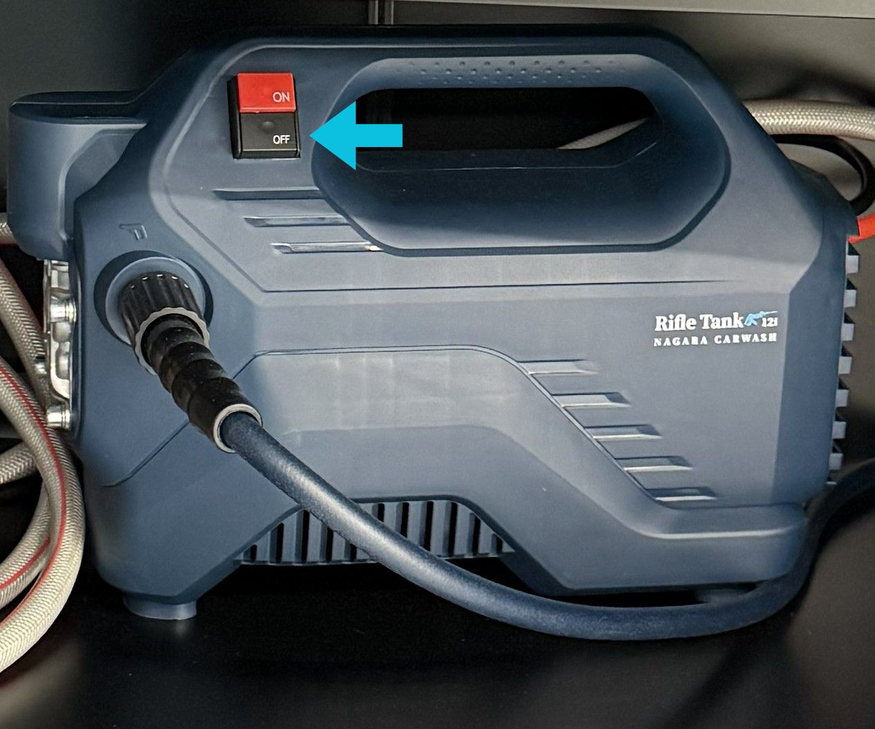 使用後はスイッチをOFFにする